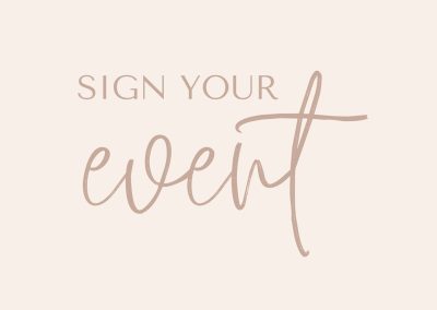Sign Your Event- Oct 2022
