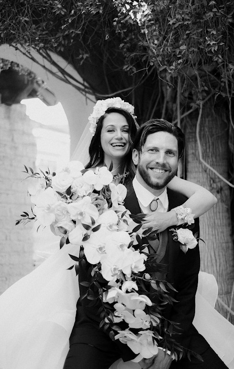 Aquafoiri-B&W Groom and Bride