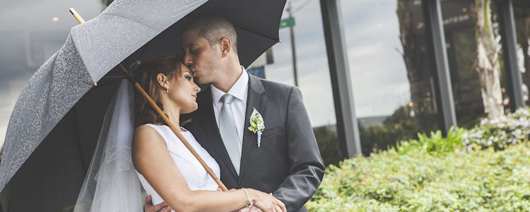 Fifty Bride and groom