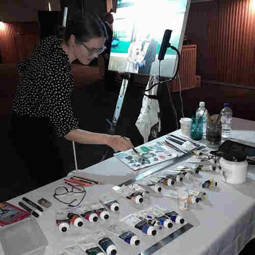 Sarah Jennifer Working art Piece