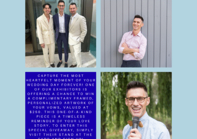 Married By A Teddy Framed artwork of Vows Competition 2025