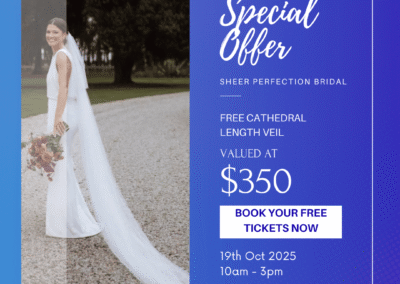 Sheer Perfection Bridal Bespoke Gown Free Veil Competition 2025